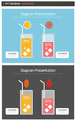 템플릿 음료 오렌지 과일 비즈니스 딸기 수박 사람없음 세트 당근 PPT 프레젠테이션 문서템플릿 애니형PPT 이미지템플릿 뿌리채소 파일형식