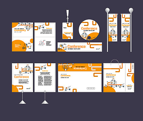 템플릿 배너템플릿 곡선 비즈니스 이벤트 사람없음 세트 쇼핑백 캐리어 주황색 현수막 전단 엽서 초대장 패키지 약도 사원증 박람회 손부채 기업홍보 소봉투 행사세트 행사템플릿 AI파일 배너 선 컬러 지도 가방 편지봉투 카드_감사 여행가방 편지 홍보물 파일형식 벡터