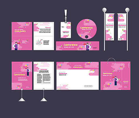 템플릿 학생 배너템플릿 남자 분홍색 이벤트 여러명 세트 쇼핑백 확성기 현수막 전단 엽서 초대장 패키지 약도 사원증 박람회 손부채 기업홍보 소봉투 행사세트 행사템플릿 AI파일 배너 컬러 다수 지도 가방 비즈니스 편지봉투 카드_감사 사람 편지 홍보물 파일형식 벡터