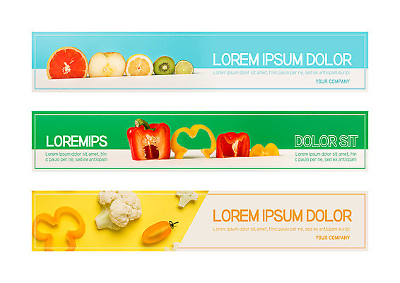 템플릿 배너템플릿 가로배너 채소 과일 식재료 파프리카 사각프레임 키위 사람없음 사각형 현수막 사과 브로콜리 레몬 자몽 배너세트 AI파일 도형 배너 프레임 가로 세트 파일형식 벡터