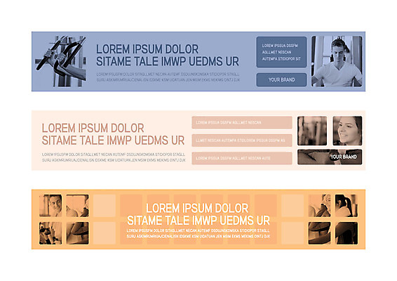 서양인 템플릿 배너템플릿 여자 남자 가로배너 사각프레임 여러명 상반신 20대 성인 운동 사각형 헬스 헬스장 현수막 배너세트 AI파일 도형 외국인 배너 다수 프레임 건강 사람 청년 가로 세트 파일형식 벡터