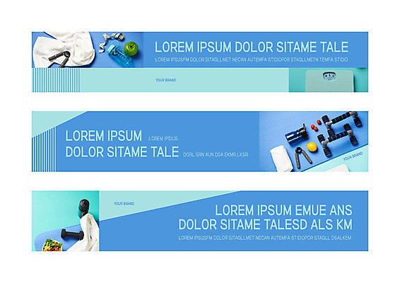 템플릿 배너템플릿 가로배너 사각프레임 사람없음 수건 운동 사각형 운동기구 아령 현수막 물통 체중계 배너세트 AI파일 도형 배너 프레임 건강 가로 세트 위생용품 헬스 파일형식 벡터