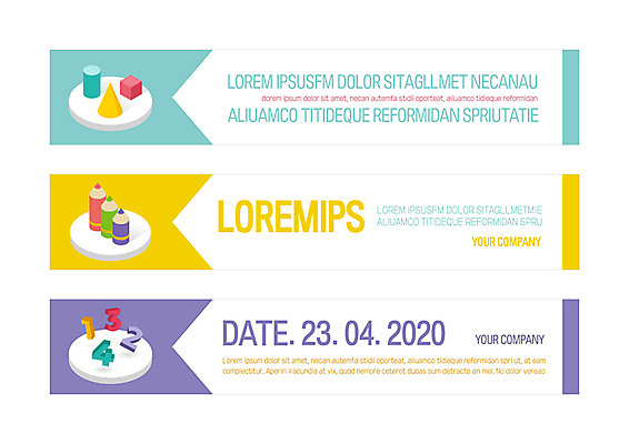 도형 템플릿 배너템플릿 교육 가로배너 색연필 사각프레임 사람없음 숫자 사각형 현수막 교보재 배너세트 AI파일 문자 배너 학용품 프레임 가로 세트 교육용품 파일형식 벡터
