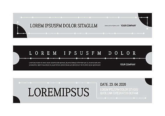 도형 템플릿 배너템플릿 가로배너 선 사각프레임 사람없음 사각형 현수막 원형 연결 배너세트 AI파일 배너 프레임 가로 세트 파일형식 벡터