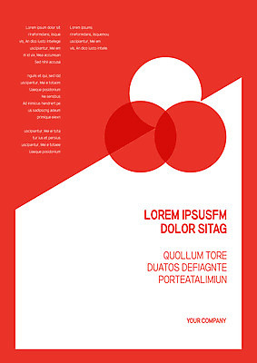 도형 템플릿 표지 사람없음 빨간색 프레젠테이션 문서템플릿 서식 레이아웃 문서 제안서 이미지템플릿 AI파일 컬러 파일형식 벡터