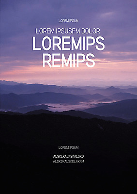 템플릿 표지 하늘 산 풍경 사람없음 프레젠테이션 문서템플릿 서식 레이아웃 문서 제안서 이미지템플릿 AI파일 파일형식 벡터