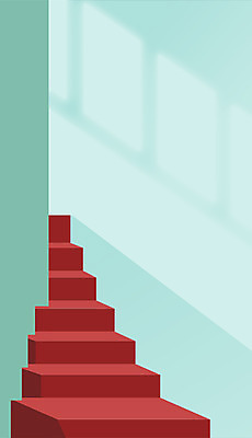 백그라운드 일러스트 그림자 사람없음 계단 국내일러스트 AI파일 파일형식 벡터