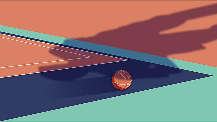 백그라운드 일러스트 농구공 그림자 사람없음 농구장 국내일러스트 AI파일 공 스포츠시설 농구 파일형식 벡터