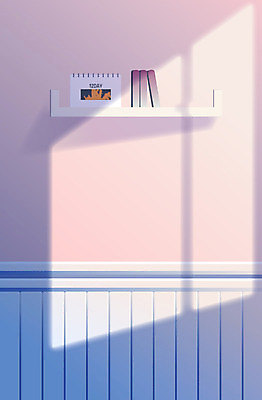 백그라운드 일러스트 선반 그림자 사람없음 책 달력 국내일러스트 AI파일 가구 파일형식 벡터