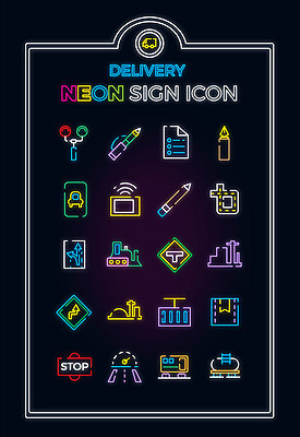 아이콘 종이 도로 사람없음 세트 연필 볼펜 만년필 기차 화물 어플리케이션 신호등 포크레인 라인아이콘 배송 와이파이 네온 배달어플 2D아이콘 AI파일 길 육상교통 교통시설 학용품 대중교통 필기구 펜 운송업 중장비 무선인터넷 파일형식 벡터