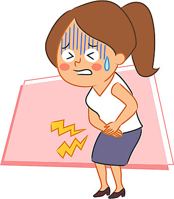 캐릭터 여자 일러스트 한명 성인 고통 질병 생리통 일러캐릭터 AI파일 1 감정 의학 사람 파일형식 벡터