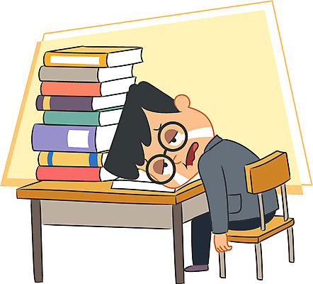 전신 캐릭터 학생 교육 남자 일러스트 청소년 스트레스 한명 책 질병 책상 일러캐릭터 AI파일 1 가구 의학 사람 파일형식 벡터