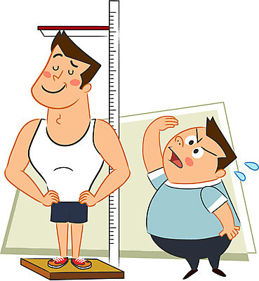 전신 캐릭터 남자 일러스트 건강 성인 두명 키재기 일러캐릭터 AI파일 사람 측정 키_신체 파일형식 벡터
