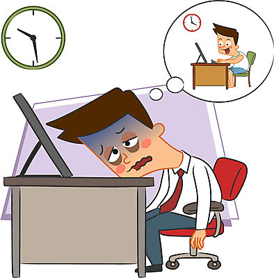 전신 캐릭터 남자 시계 일러스트 피곤 한명 성인 컴퓨터 게임 중독 게임중독 일러캐릭터 AI파일 1 컨셉 놀이 사람 전자제품 파일형식 벡터