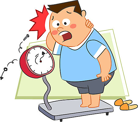 전신 캐릭터 남자 일러스트 한명 성인 질병 고장 체중계 고도비만 일러캐릭터 AI파일 1 의학 사람 비만 파일형식 벡터