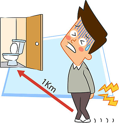 전신 캐릭터 남자 일러스트 한명 성인 질병 화장실 변기 장염 일러캐릭터 AI파일 1 의학 사람 파일형식 벡터
