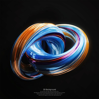 PSD 편집이미지 물결 백그라운드 곡선 추상 사람없음 컬러풀 3D 고리 디지털합성 기하학 편집3D 선 컬러 무늬 파일형식