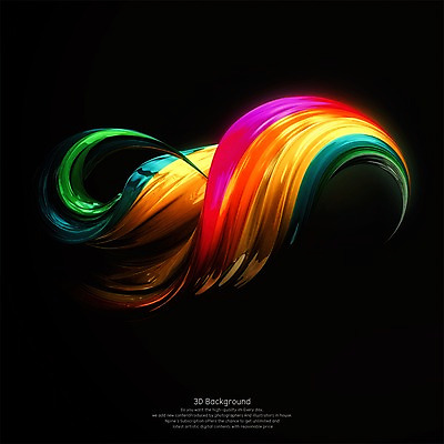 PSD 편집이미지 물결 백그라운드 곡선 추상 사람없음 컬러풀 3D 디지털합성 기하학 편집3D 선 컬러 무늬 파일형식
