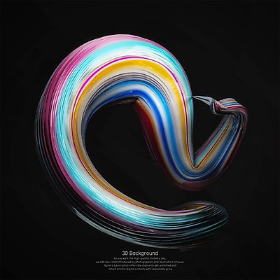 PSD 편집이미지 물결 백그라운드 곡선 추상 사람없음 컬러풀 3D 디지털합성 기하학 편집3D 선 컬러 무늬 파일형식