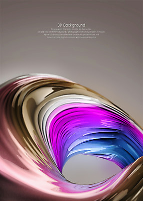 PSD 편집이미지 물결 백그라운드 곡선 추상 사람없음 컬러풀 3D 디지털합성 기하학 편집3D 선 컬러 무늬 파일형식