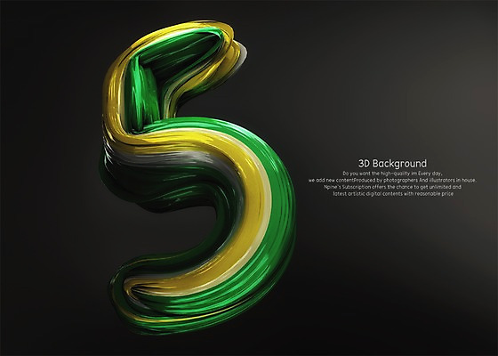 PSD 편집이미지 물결 백그라운드 곡선 추상 사람없음 컬러풀 숫자 3D 디지털합성 5 기하학 편집3D 문자 선 컬러 무늬 파일형식