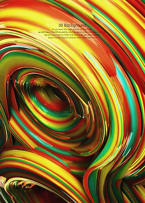 PSD 편집이미지 물결 백그라운드 곡선 추상 사람없음 컬러풀 숫자 3D 8 디지털합성 기하학 편집3D 문자 선 컬러 무늬 파일형식