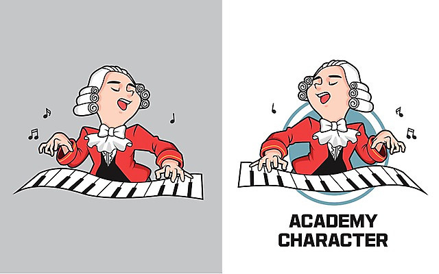 캐릭터 교육 남자 악기 연주 일러스트 청소년 두명 건반 피아노 학원 일러캐릭터 AI파일 음악 사람 건반악기 파일형식 벡터