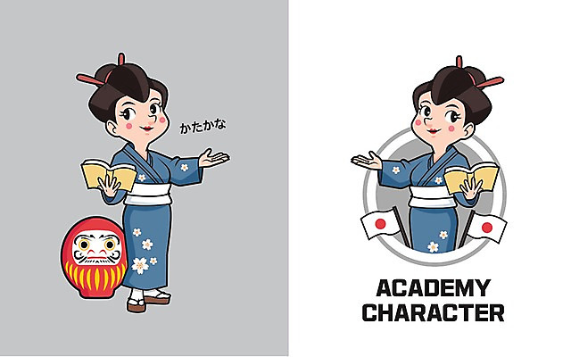 캐릭터 여자 교육 일러스트 두명 일본 교사 기모노 일본어 원어민 학원 어학원 일러캐릭터 AI파일 직업 문자 아시아 사람 일본전통의상 영어교사 파일형식 벡터