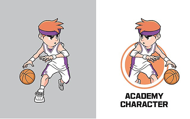 캐릭터 교육 남자 스포츠 일러스트 청소년 농구 두명 학원 일러캐릭터 AI파일 사람 구기 파일형식 벡터