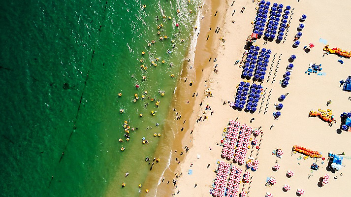 포토 JPG 주간 바다 사진 한국 풍경 해변 사람없음 야외 하이앵글 맑음 파라솔 해수욕장 부산 항공촬영 해운대 해운대해수욕장 국내포토 자연요소 아시아 뷰포인트 날씨 파일형식