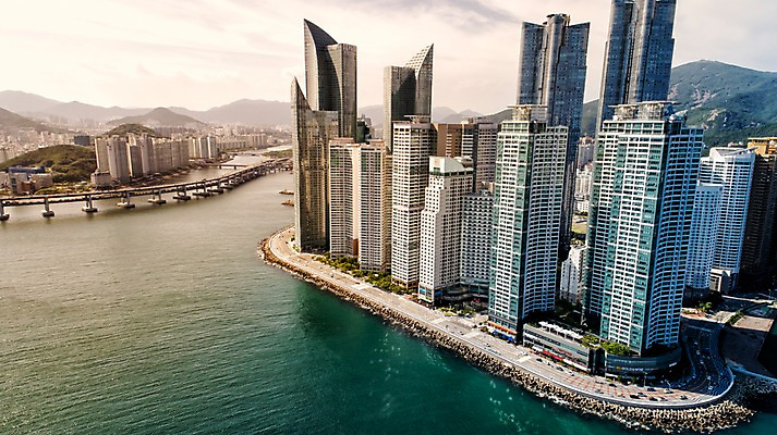 포토 JPG 주간 바다 사진 산 한국 풍경 사람없음 야외 건물 하이앵글 부산 항공촬영 해운대 가교 국내포토 자연요소 건축물 아시아 뷰포인트 파일형식