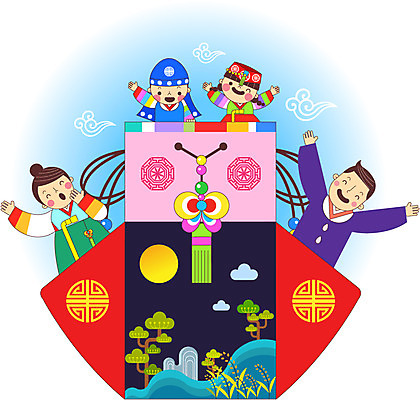 나무 구름 여자 명절 남자 딸 아들 어린이 일러스트 가족 엄마 복주머니 여러명 성인 전통문양 추석 보름달 아빠 한복 노리개 국내일러스트 AI파일 자연요소 식물 한국전통 전통 문양 기념일 다수 관계 전통소품 사람 달 전통의상 파일형식 벡터