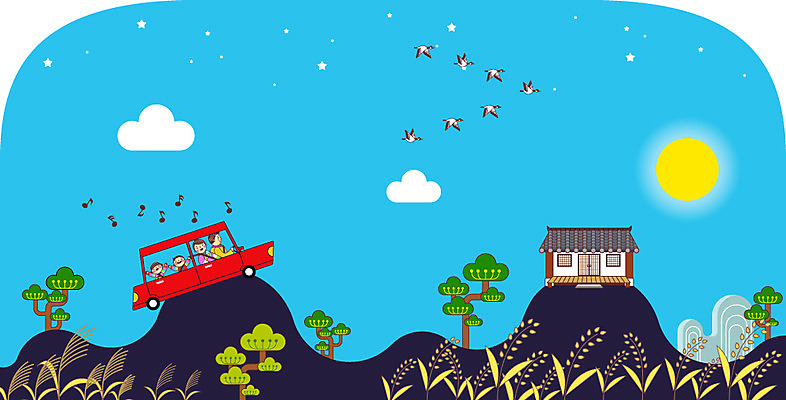 나무 구름 여자 명절 남자 별 어린이 일러스트 가족 자동차 조류 주택 여러명 상반신 성인 추석 보름달 시골 한복 귀성길 국내일러스트 AI파일 자연요소 식물 동물 한국전통 전통 기념일 육상교통 다수 관계 사람 건물 달 전통의상 파일형식 벡터