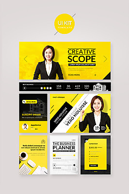 PSD 템플릿 여자 웹템플릿 비즈니스 디자인시안 부동산 주택 20대 성인 세명 30대 홈페이지 노란색 파이팅 한국인 키보드 비즈니스우먼 UI 성인여자만 UI키트 이미지템플릿 컬러 모션 사람 동양인 청년 건물 장년 직장인 재산 여자만 성인만 파일형식