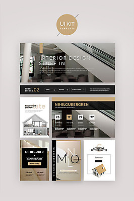 PSD 템플릿 건축 웹템플릿 비즈니스 디자인시안 부동산 주택 사람없음 인테리어 홈페이지 UI UI키트 이미지템플릿 디자인 건물 재산 파일형식