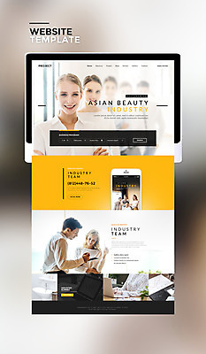 PSD 서양인 템플릿 여자 남자 웹템플릿 비즈니스 사이트템플릿 여러명 20대 성인 스마트폰 태블릿 홈페이지 노란색 홈페이지시안 비즈니스맨 비즈니스우먼 성인만 이미지템플릿 외국인 컬러 다수 사람 청년 전자제품 핸드폰 스마트기기 직장인 파일형식