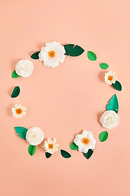 포토 JPG 스튜디오촬영 꽃 종이 잎 사진 나뭇잎 프레임 실내 사람없음 보자기 페이퍼아트 종이공예 스타티스 국내포토 식물 내부 공예 파일형식 천_직물