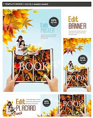 PSD 손 배너 배너템플릿 여자 가로배너 딸 ZIP 포스터 세로배너 어린이 단풍 엄마 들기 앉기 이벤트 20대 성인 신체부위 책 세명 세트 독서 세일 한국인 양손 가을 현수막 템플릿 계절 잎 가족 모션 사람 동양인 청년 가로 세로 파일형식