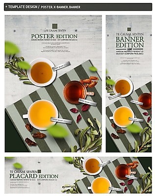 PSD 배너 배너템플릿 가로배너 ZIP 포스터 세로배너 음료 사람없음 세트 현수막 차 찻잔 찻잎 템플릿 잔 가로 세로 차_음료 파일형식