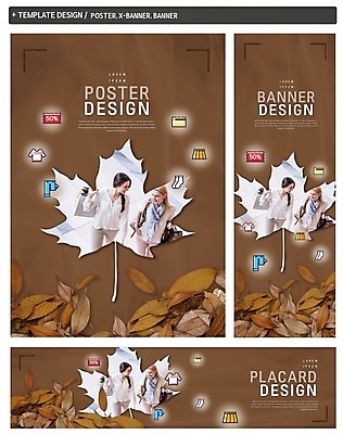 PSD 서양인 배너 배너템플릿 여자 가로배너 ZIP 포스터 세로배너 단풍 낙엽 이벤트 20대 성인 두명 쇼핑 세트 세일 가을 현수막 성인여자만 외국인 템플릿 계절 잎 사람 청년 가로 세로 여자만 성인만 파일형식