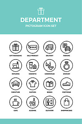 아이콘 옷 가구 신발 주류 선물포장 사람없음 책 세트 픽토그램 쇼핑백 세일 화장품 속옷 보석 엘리베이터 배송 픽토그램아이콘 백화점 주차장 옷수선 2D아이콘 AI파일 음료 생활용품 가방 포장 선물 뷰티 상점 광석 파일형식 벡터