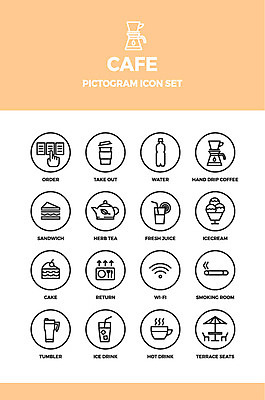 아이콘 포장 아이스크림 샌드위치 사람없음 물 세트 픽토그램 케이크 식당 주스 픽토그램아이콘 와이파이 주문 야외테라스 텀블러 핸드드립 허브차 흡연구역 2D아이콘 AI파일 자연요소 음료 음식 디저트 컵 차_음료 상점 발코니 무선인터넷 구역 커피용품 파일형식 벡터