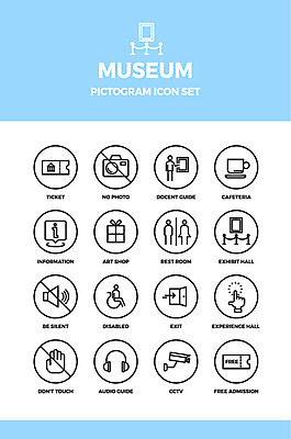 아이콘 가이드 사람모양 여러명 세트 픽토그램 카페 정보 체험 티켓 픽토그램아이콘 화장실 박물관 오디오 조용 감시카메라 비상구 기프트샵 무료 전시실 촬영금지 2D아이콘 AI파일 모양 직업 다수 컨셉 사람 전자제품 카메라 상점 금지 전시회 파일형식 벡터