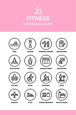 아이콘 가방 요가 사람모양 여러명 물 세트 픽토그램 자전거 수영 아령 픽토그램아이콘 체중계 샤워기 개인지도 윗몸일으키기 탈의실 사우나 건강식 트레드밀 2D아이콘 AI파일 자연요소 모양 웰빙 잡화 음식 다수 사람 운동 바이크 수상스포츠 연습 런닝머신 파일형식 벡터