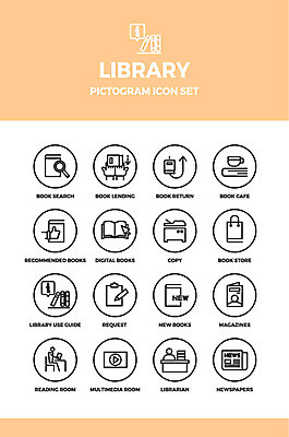 아이콘 사람모양 여러명 세트 픽토그램 신문 전자책 도서관 잡지 인쇄 픽토그램아이콘 검색 추천 멀티미디어 서점 요청 북카페 사서 2D아이콘 AI파일 모양 직업 교육 다수 사람 간행물 상점 카페 뉴스 파일형식 벡터