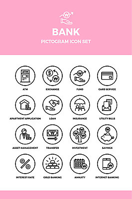 아이콘 사람모양 여러명 세트 픽토그램 저축 신용카드 픽토그램아이콘 은행 투자 금괴 자산관리 보험 대출 ATM 계좌이체 연금 인터넷뱅킹 청약통장 펀드 환전 금융의날 주택청약 청약 2D아이콘 AI파일 모양 다수 비즈니스 사람 금융 경제 황금 통장 파일형식 벡터 법정기념일