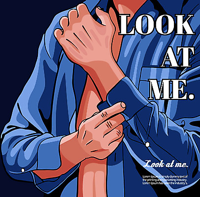 남자 와이셔츠 일러스트 한명 상반신 성인 신체부위 팝아트 팔뚝 국내일러스트 AI파일 1 셔츠 사람 그림 파일형식 벡터