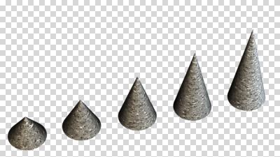 편집 편집이미지 재질 사람없음 3D소스 3D 입체 디지털합성 원뿔 PNG 돌재질 편집소스 도형 돌_바위 파일형식