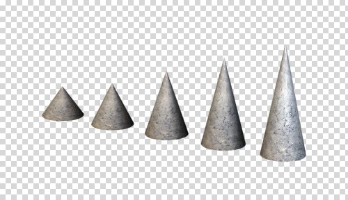 편집 편집이미지 재질 사람없음 3D소스 3D 입체 디지털합성 원뿔 PNG 돌재질 편집소스 도형 돌_바위 파일형식