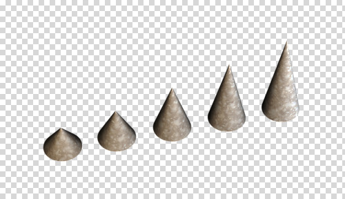 편집 편집이미지 재질 사람없음 3D소스 3D 입체 디지털합성 원뿔 PNG 돌재질 편집소스 도형 돌_바위 파일형식